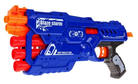 6-lufowy Karabin dla dzieci 8+ Blaze Storm 10 długich Pocisków z pianki + Ręczny mechanizm 6-lufowy Karabin dla dzieci 8+ Blaze Storm 10 długich Pocisków z pianki + Ręczny mechanizm