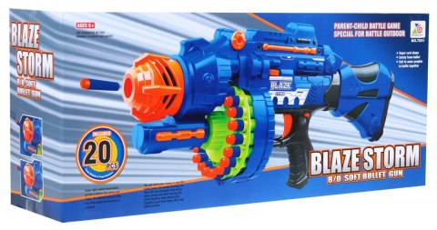 Duży Karabin dla dzieci 6+ Blaze Storm + 40 długich Pocisków z pianki Duży Karabin dla dzieci 6+ Blaze Storm + 40 długich Pocisków z pianki