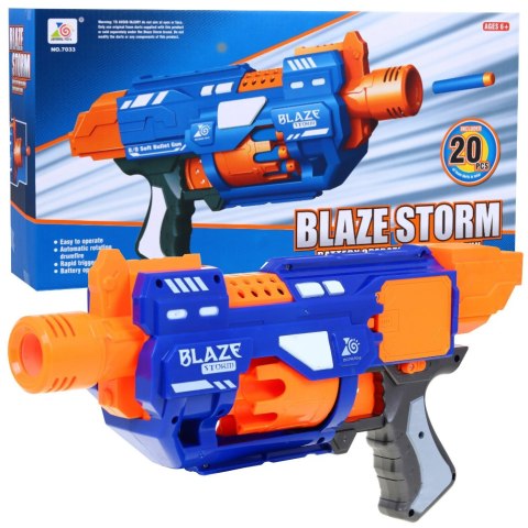 Elektryczny Karabin dla dzieci 6+ Blaze Storm 20 długich Pocisków z pianki + Zasięg do 10 m Elektryczny Karabin dla dzieci 6+ Blaze Storm 20 długich Pocisków z pianki + Zasięg do 10 m