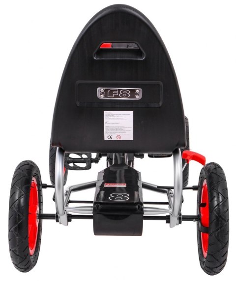 Gokart Full Ahead AIR na pedały dla dzieci 3+ Czerwony + Regulacja siedziska + Pompowane koła + Hamulec ręczny Gokart Full Ahead AIR na pedały dla dzieci 3+ Czerwony + Regulacja siedziska + Pompowane koła + Hamulec ręczny