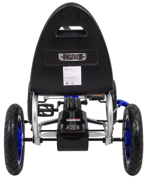 Gokart Full Ahead AIR na pedały dla dzieci 3+ Niebieski + Regulacja siedziska + Pompowane koła + Hamulec ręczny Gokart Full Ahead AIR na pedały dla dzieci 3+ Niebieski + Regulacja siedziska + Pompowane koła + Hamulec ręczny