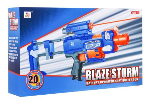 Karabin dla dzieci 8+ Blaze Storm + 20 pocisków z pianki + Celownik laserowy + Kolba Karabin dla dzieci 8+ Blaze Storm + 20 pocisków z pianki + Celownik laserowy + Kolba