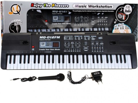 Keyboard z funkcją nauki dla dzieci 5+ Mikrofon + Nagrywanie Radio - model nr 012 Keyboard z funkcją nauki dla dzieci 5+ Mikrofon + Nagrywanie Radio - model nr 012