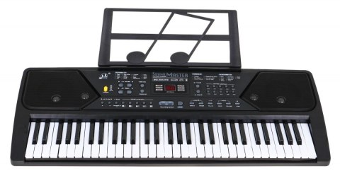 Keyboard z trybem nauki dla dzieci 5+ Stojak na nuty Mikrofon Radio - model nr 600 Keyboard z trybem nauki dla dzieci 5+ Stojak na nuty Mikrofon Radio - model nr 600