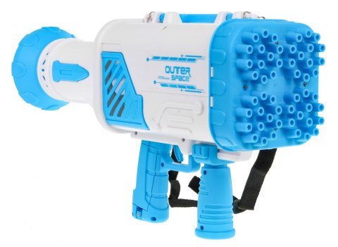 Maszyna do Baniek mydlanych Pistolet dla dzieci 3+ niebieski Broń z wiatraczkiem + Płyn do baniek Maszyna do Baniek mydlanych Pistolet dla dzieci 3+ niebieski Broń z wiatraczkiem + Płyn do baniek