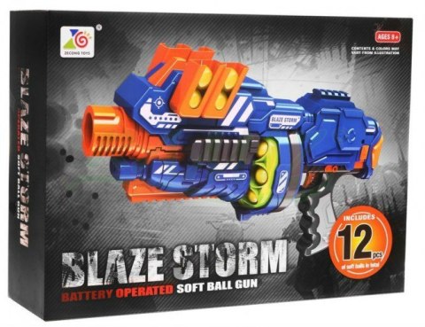 Półautomatyczny Karabin dla dzieci 8+ Blaze Storm 12 piankowych kulek Zabawkowa broń Półautomatyczny Karabin dla dzieci 8+ Blaze Storm 12 piankowych kulek Zabawkowa broń