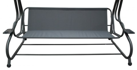Rodzinna Huśtawka ogrodowa z Daszkiem Czekoladowy + Tekstylina 2x1 + Regulowane siedzisko + Materac + 2 Podstawki na napoje Rodzinna Huśtawka ogrodowa z Daszkiem Czekoladowy + Tekstylina 2x1 + Regulowane siedzisko + Materac + 2 Podstawki na napoje