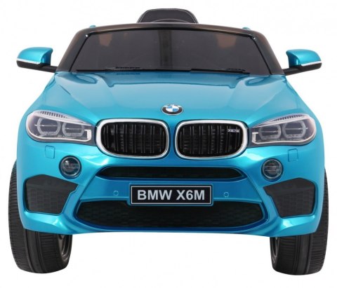 BMW X6M Elektryczne Autko, SUV dla dzieci Lakier Niebieski + Pilot BMW X6M Elektryczne Autko, SUV dla dzieci Lakier Niebieski + Pilot