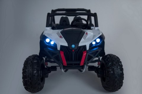 Buggy SuperStar dla dzieci Biały + Napęd 4x4 + Pilot + Bagażnik + MP3 LED + Blokada drzwi Buggy SuperStar dla dzieci Biały + Napęd 4x4 + Pilot + Bagażnik + MP3 LED + Blokada drzwi
