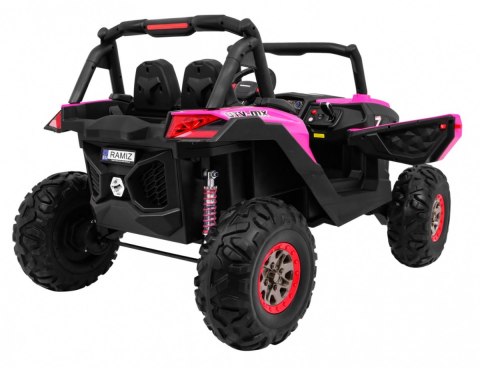 Buggy SuperStar dla dzieci Różowy + Napęd 4x4 + Pilot + Bagażnik + MP3 LED + Blokada drzwi Buggy SuperStar dla dzieci Różowy + Napęd 4x4 + Pilot + Bagażnik + MP3 LED + Blokada drzwi
