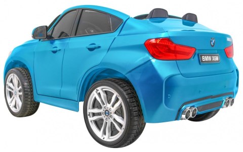 SUV BMW X6M XXL dla 2 dzieci Lakier Niebieski + Pilot SUV BMW X6M XXL dla 2 dzieci Lakier Niebieski + Pilot