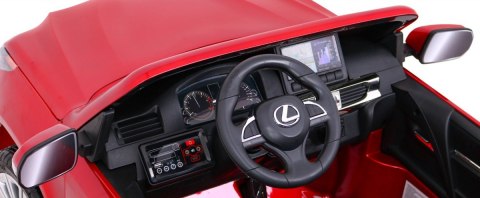 Lexus LX570 Lakierowane Autko dla 2 dzieci Czerwony SUV + Pilot