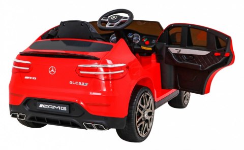 Mercedes Benz GLC63S dla dzieci Czerwony SUV + Pilot