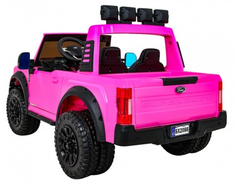 Pojazd pickup - Ford Super Duty Różowy