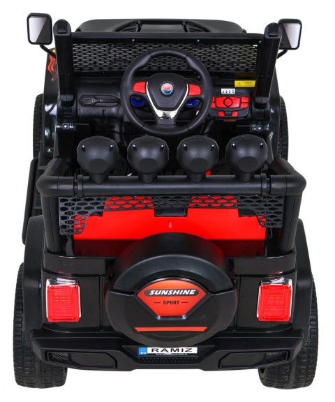 Autko terenowe Raptor Drifter Płomienie + Pilot + Napęd 4x4 + Schowek + Wolny Start + MP3 LED Autko terenowe Raptor Drifter Płomienie + Pilot + Napęd 4x4 + Schowek + Wolny Start + MP3 LED