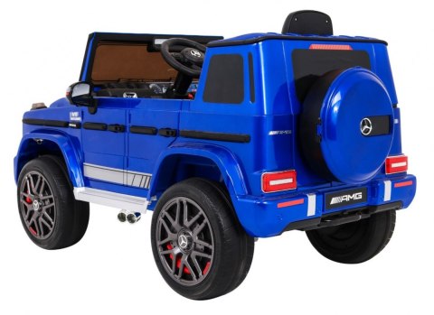 Mercedes AMG G63 dla dzieci Lakier Niebieski + Pilot