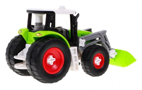 Rozkręcany Traktor z przyczepą dla dzieci 3+ Wkrętarka + Śrubokręt + Spychacz Rozkręcany Traktor z przyczepą dla dzieci 3+ Wkrętarka + Śrubokręt + Spychacz