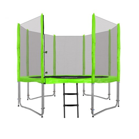 Trampolina ogrodowa SkyRamiz 305cm 10FT dla dzieci Zielony + Akcesoria Trampolina ogrodowa SkyRamiz 305cm 10FT dla dzieci Zielony + Akcesoria