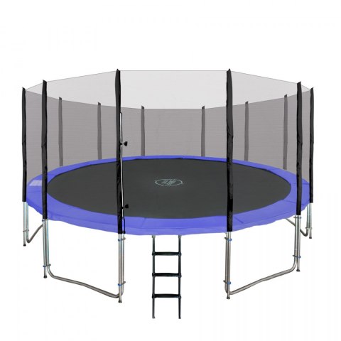 Trampolina ogrodowa SkyRamiz 487cm 16FT dla dzieci Niebieski + Akcesoria Trampolina ogrodowa SkyRamiz 487cm 16FT dla dzieci Niebieski + Akcesoria