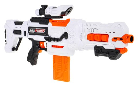 Duży karabin dla dzieci 8+ Akcesoria + 48 miękkich pocisków Zabawkowa broń Fast Pioneer Duży karabin dla dzieci 8+ Akcesoria + 48 miękkich pocisków Zabawkowa broń Fast Pioneer