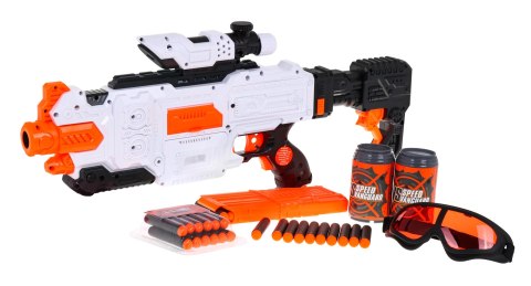 Karabin dla dzieci 8+ Miękkie pociski + akcesoria Zabawkowa broń Fast Pioneer Karabin dla dzieci 8+ Miękkie pociski + akcesoria Zabawkowa broń Fast Pioneer