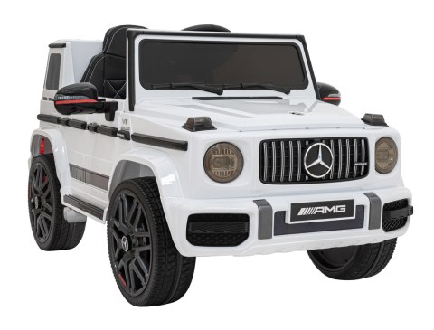 Mercedes AMG G63 dla dzieci Biały + Pilot Mercedes AMG G63 dla dzieci Biały + Pilot