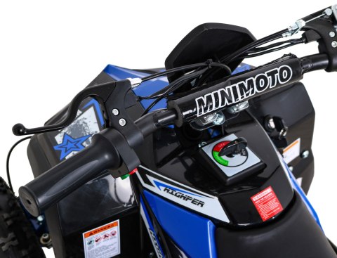 Quad HIPERFECT na akumulator Niebieski 35km/h + Silnik 1000W + Koła pompowane + Regulacja siedzenia Quad HIPERFECT na akumulator Niebieski 35km/h + Silnik 1000W + Koła pompowane + Regulacja siedzenia