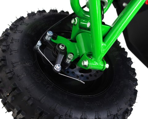 Quad HIPERFECT na akumulator Zielony 35km/h + Silnik 1000W + Koła pompowane + Regulacja siedzenia Quad HIPERFECT na akumulator Zielony 35km/h + Silnik 1000W + Koła pompowane + Regulacja siedzenia