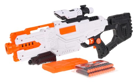 Duży Karabin Fast Pioneer dla dzieci 8+ Celownik + Magazynek + 24 Piankowych Pociski Duży Karabin Fast Pioneer dla dzieci 8+ Celownik + Magazynek + 24 Piankowych Pociski