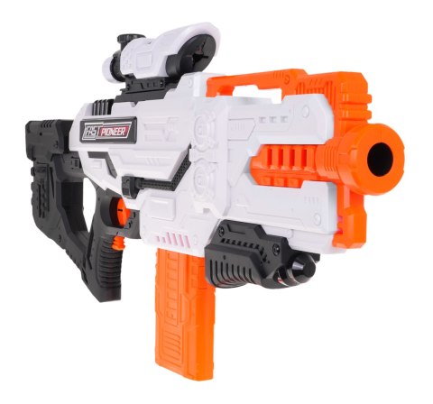 Duży Karabin Fast Pioneer dla dzieci 8+ Celownik + Magazynek + 24 Piankowych Pociski Duży Karabin Fast Pioneer dla dzieci 8+ Celownik + Magazynek + 24 Piankowych Pociski