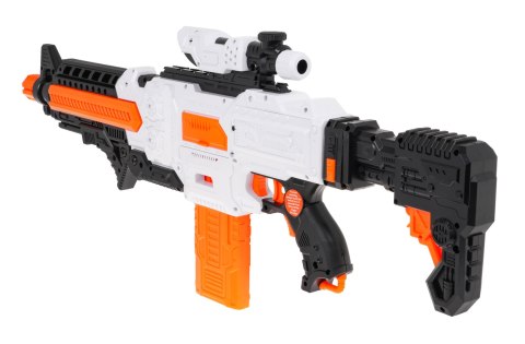 Karabin Fast Pioneer dla dzieci 8+ Celownik + Magazynek + 36 Miękkich Pocisków Karabin Fast Pioneer dla dzieci 8+ Celownik + Magazynek + 36 Miękkich Pocisków
