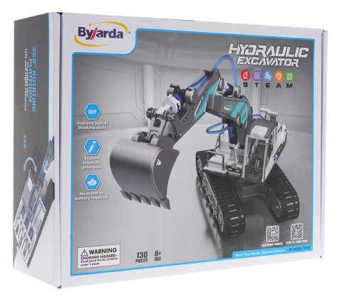 Koparka Hydrauliczna do Składania dla dzieci 8+ Ruchome elementy + Części konstrukcyjne 130 el. Koparka Hydrauliczna do Składania dla dzieci 8+ Ruchome elementy + Części konstrukcyjne 130 el.