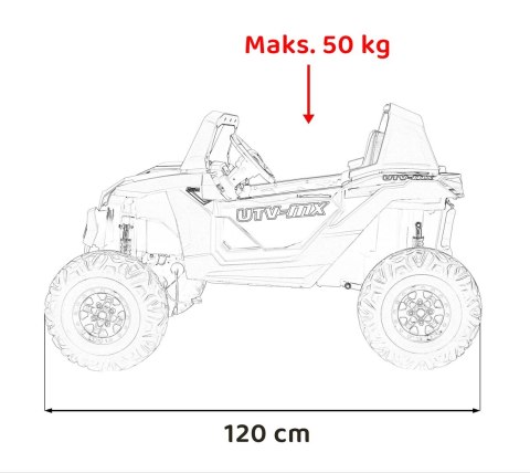 Pojazd Buggy UTV-MX 2000N Różowy Pojazd Buggy UTV-MX 2000N Różowy
