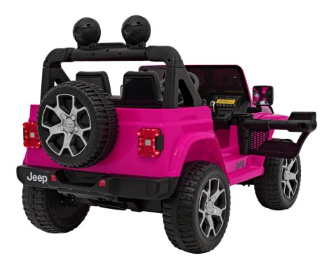 Pojazd Jeep Wrangler Rubicon Różowy Pojazd Jeep Wrangler Rubicon Różowy