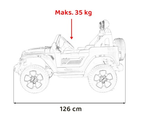Pojazd Jeep Wrangler Rubicon Różowy Pojazd Jeep Wrangler Rubicon Różowy