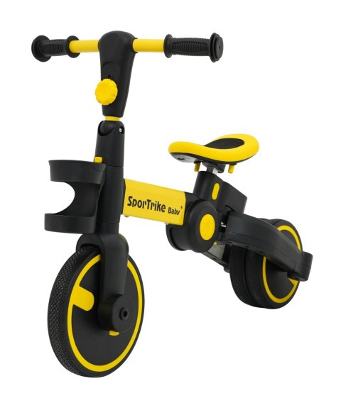 Rowerek Happy Bike 3w1 Sportrike Żółty Rowerek Happy Bike 3w1 Sportrike Żółty