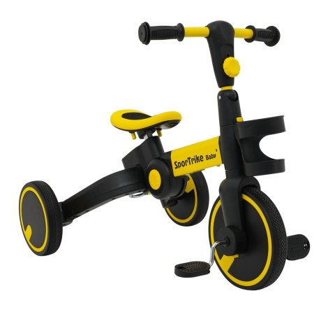 Rowerek Happy Bike 3w1 Sportrike Żółty Rowerek Happy Bike 3w1 Sportrike Żółty