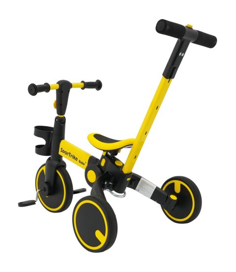 Rowerek Happy Bike 3w1 Sportrike Żółty Rowerek Happy Bike 3w1 Sportrike Żółty