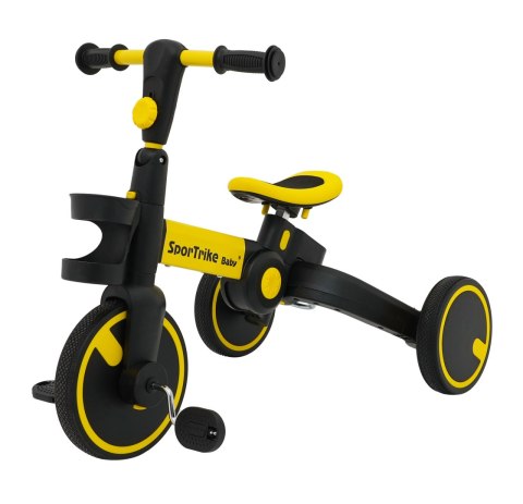 Rowerek Happy Bike 3w1 Sportrike Żółty Rowerek Happy Bike 3w1 Sportrike Żółty