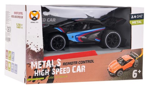 Autko Metalowe Speed 1:20 R/C Czarne Autko Metalowe Speed 1:20 R/C Czarne