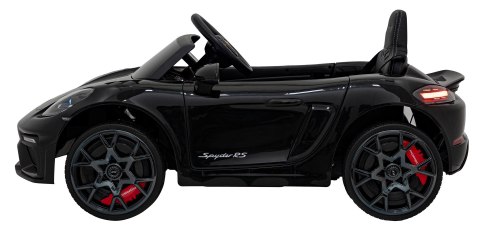Pojazd Porsche Spyder RS 718 Czarny MP4