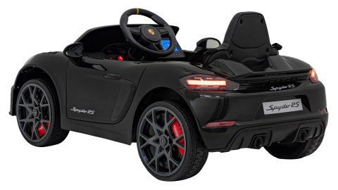 Pojazd Porsche Spyder RS 718 Czarny MP4