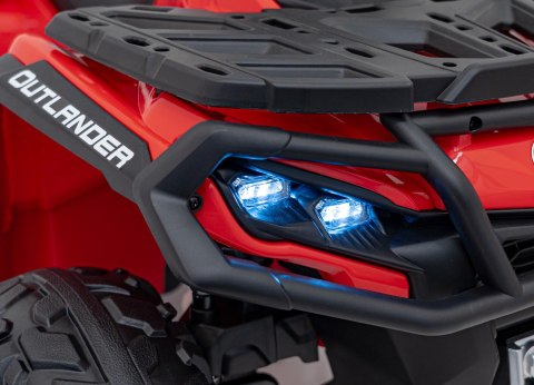 Quad Can Am Outlander ATV Czerwony Quad Can Am Outlander ATV Czerwony