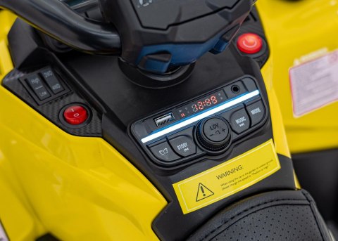 Quad Can Am Outlander ATV Żółty Quad Can Am Outlander ATV Żółty