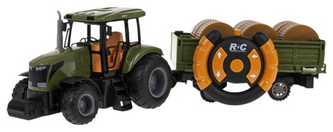 Traktor z Przyczepą Zielony R/C Traktor z Przyczepą Zielony R/C