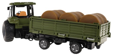 Traktor z Przyczepą Zielony R/C Traktor z Przyczepą Zielony R/C
