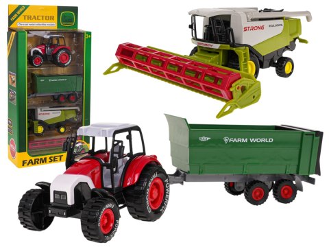 Zestaw Pojazdów Rolniczych Traktor + Kombajn Zestaw Pojazdów Rolniczych Traktor + Kombajn