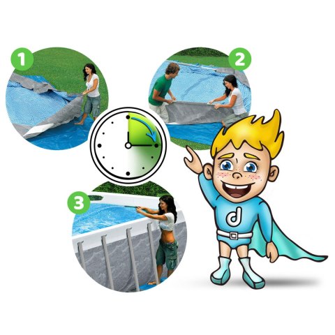 Basen ogrodowy stelażowy 404 x 201 x 100 cm 11w1 Bestway 56721 Bestway Basen ogrodowy stelażowy 404 x 201 x 100 cm 11w1 Bestway 56721 Bestway