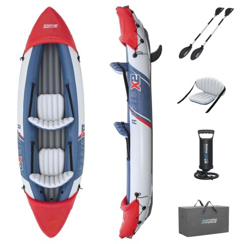 Kajak dmuchany Lite Rapid X2 321 x 88 cm Bestway 65077 Bestway Kajak dmuchany Lite Rapid X2 321 x 88 cm Bestway 65077 Bestway