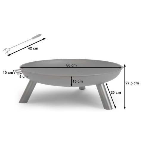 Palenisko ogrodowe 80 cm Berdsen BD-882 Berdsen